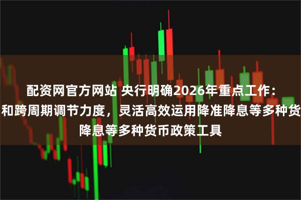 配资网官方网站 央行明确2026年重点工作：加大逆周期和跨周期调节力度，灵活高效运用降准降息等多种货币政策工具